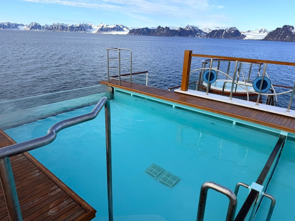 Swimming pool aboard Quark's Ocean Explorer