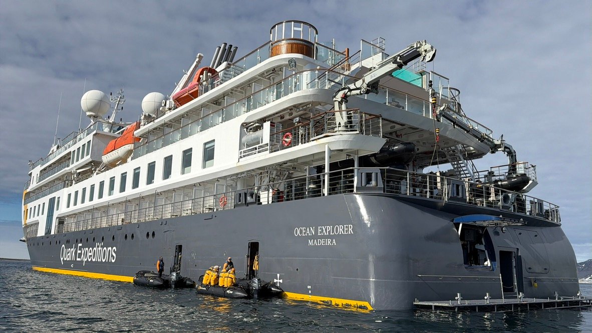 Zodiac excursion in the Arctic