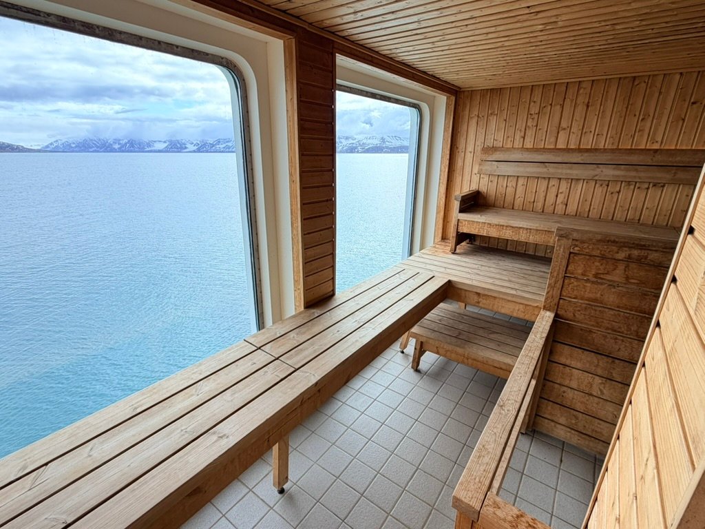 Sauna aboard Quark's Ocean Explorer